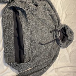 Men’s Express large Sherpa sweatshirt grey